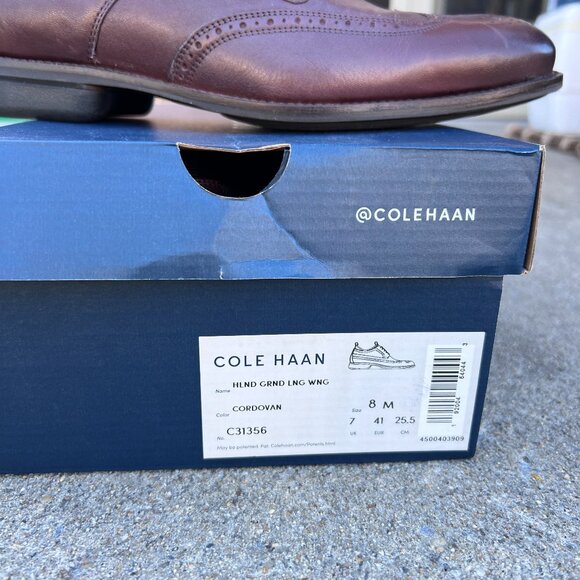 Cole Haan Men Sz 8 Brown Original Grand Longwing Oxford Borque Wingtip Formal main image 10